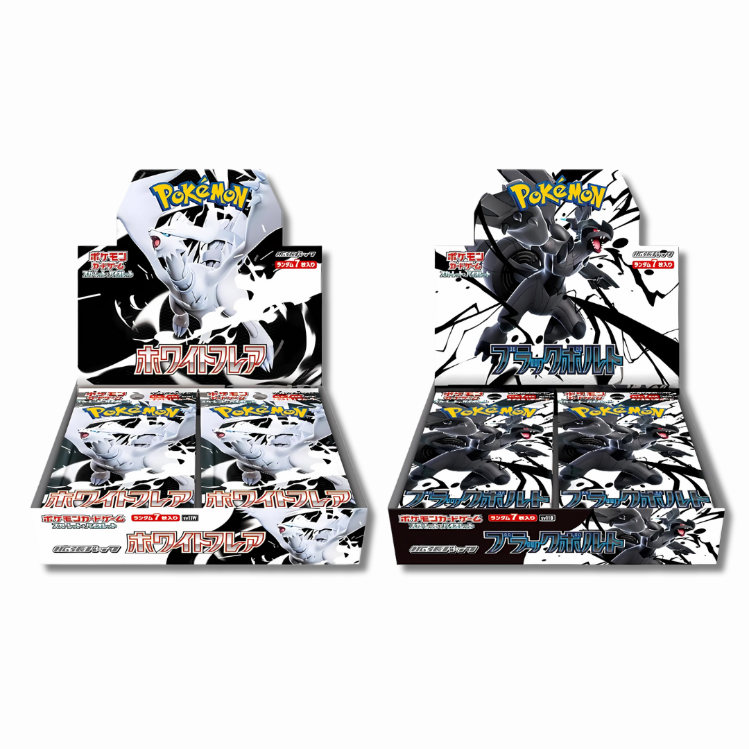 Pokemon Card Black Bolt White Flare Booster Box set sv11B