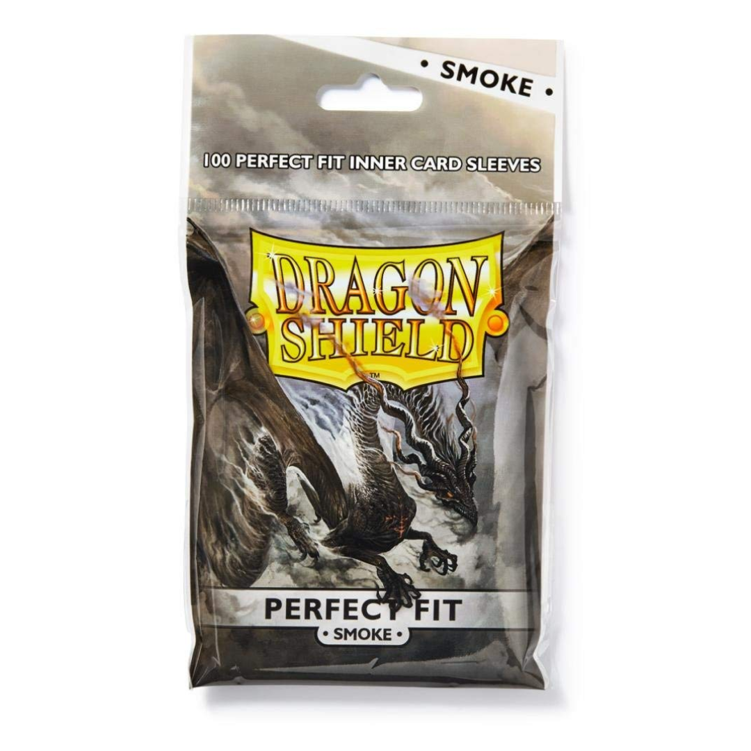 Dragon Shield Sleeves: Perfect Fit Standard- Clear/Smoke (100 ct.)