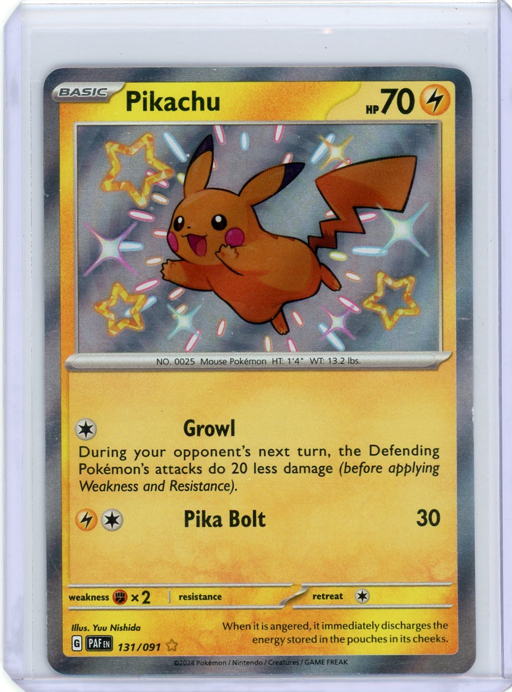 Pikachu - 131/091 - SV: Paldean Fates