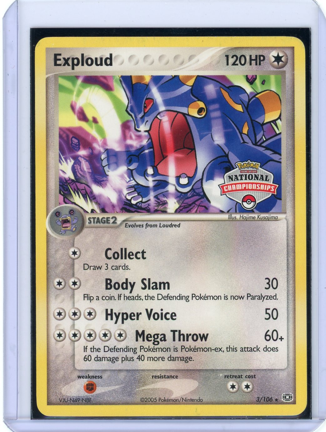 Exploud - 3/106 (National Championships) - League & Championship Cards