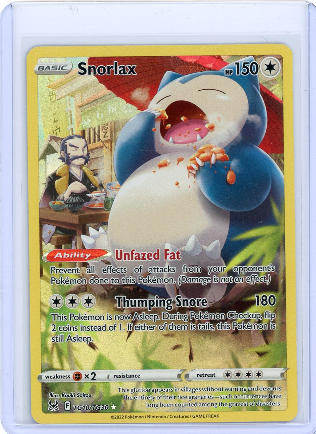 Snorlax - SWSH11: Lost Origin Trainer Gallery - TG10/TG30