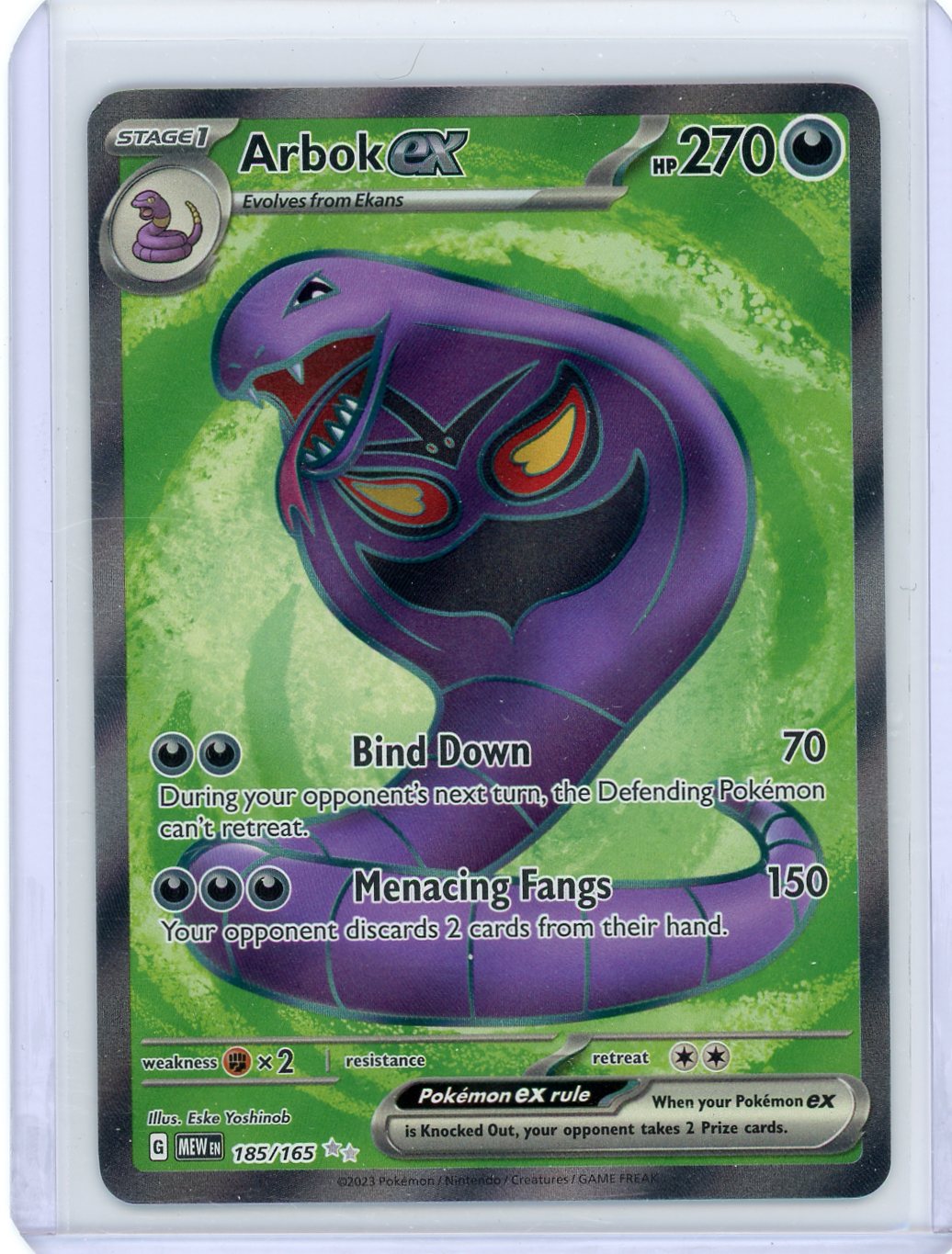 Arbok ex - 185/165 - SV: Scarlet & Violet 151