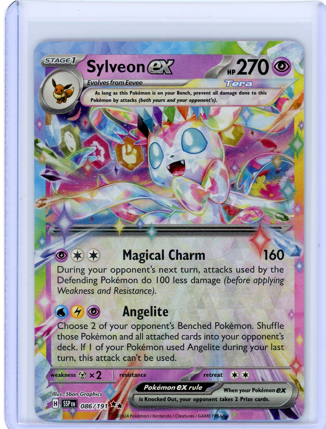 Sylveon ex - SV08: Surging Sparks 86/191