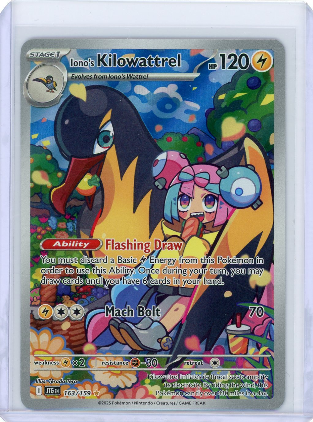 Iono's Kilowattrel - 163/159 - SV09: Journey Together