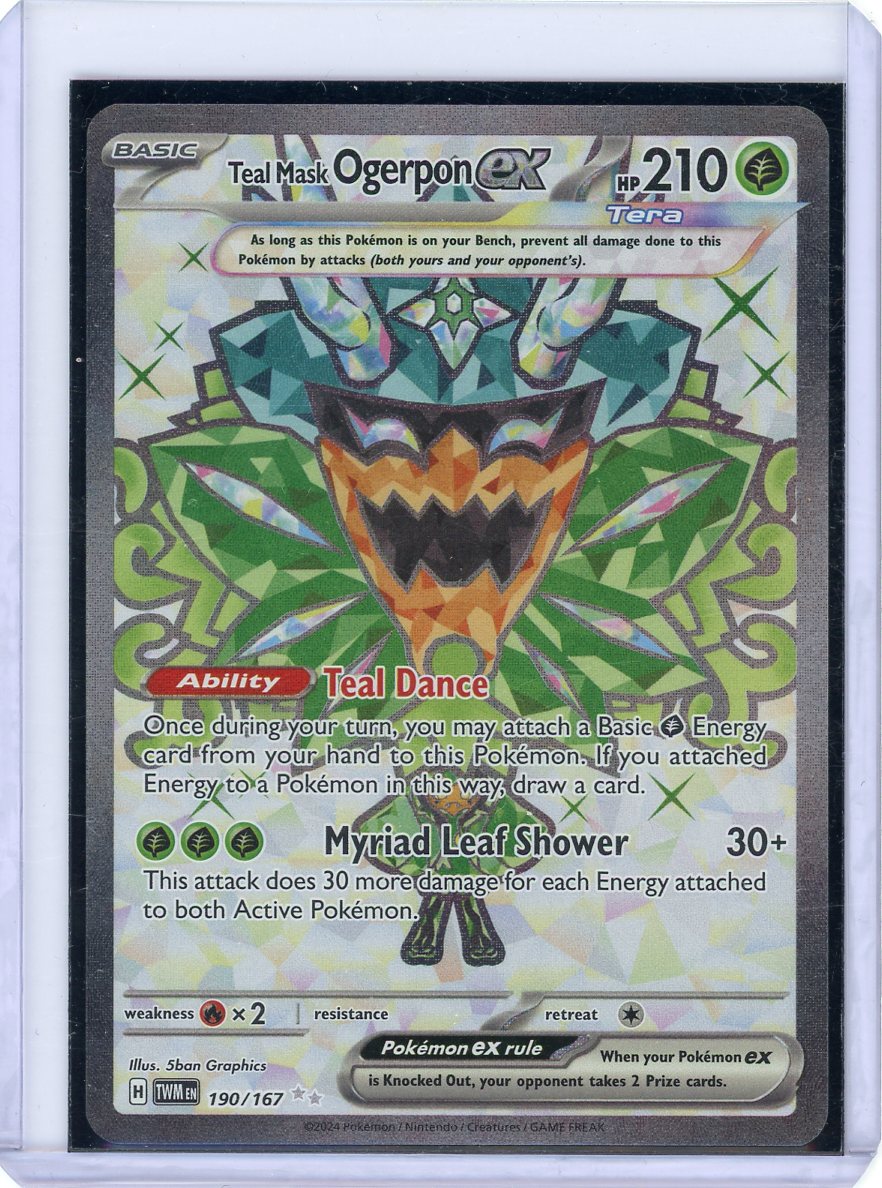 Teal Mask Ogerpon ex - 190/167 - SV06: Twilight Masquerade