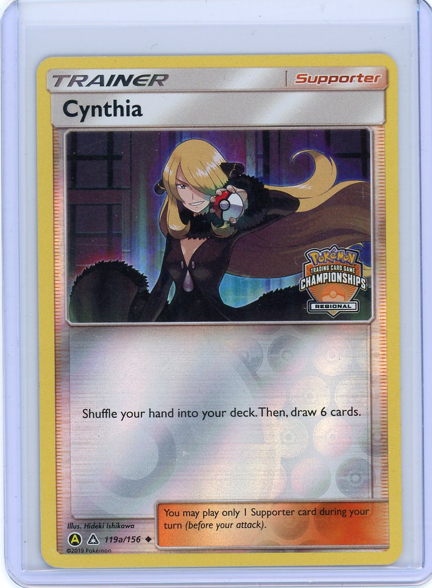Cynthia - 119a/156 (Regional Championships) - League & Championship Cards