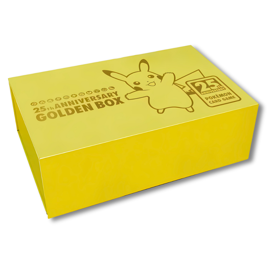 Japanese Pokémon 25th Anniversary Golden Pikachu Collector's Box