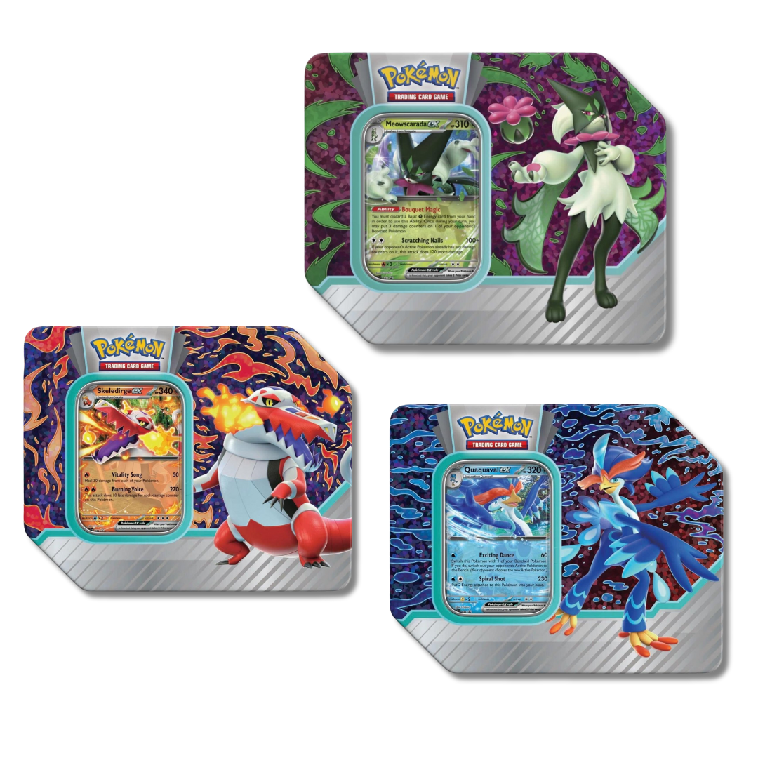 Pokémon TCG: Paldea Partners Tin [Set of 3]