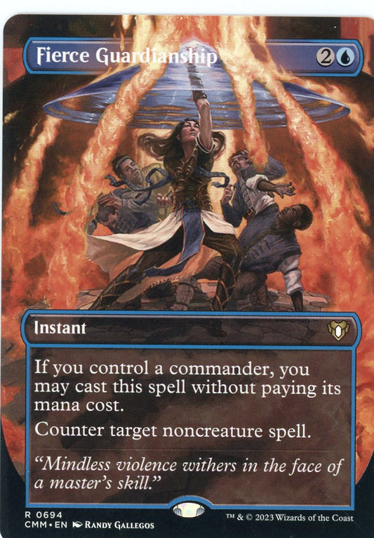 Fierce Guardianship (Borderless) - Commander Masters