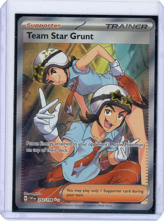 Team Star Grunt - 242/198 - SV01: Scarlet & Violet Base Set