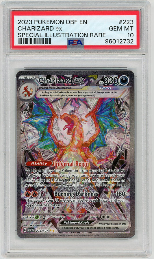 2023 S&V Obsidian Flames #223 SIR PSA 10