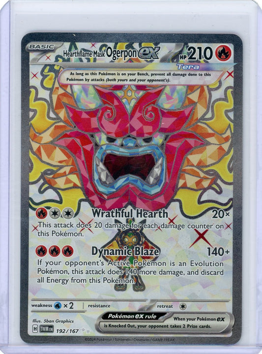 Hearthflame Mask Ogerpon ex - 192/167 - SV06: Twilight Masquerade