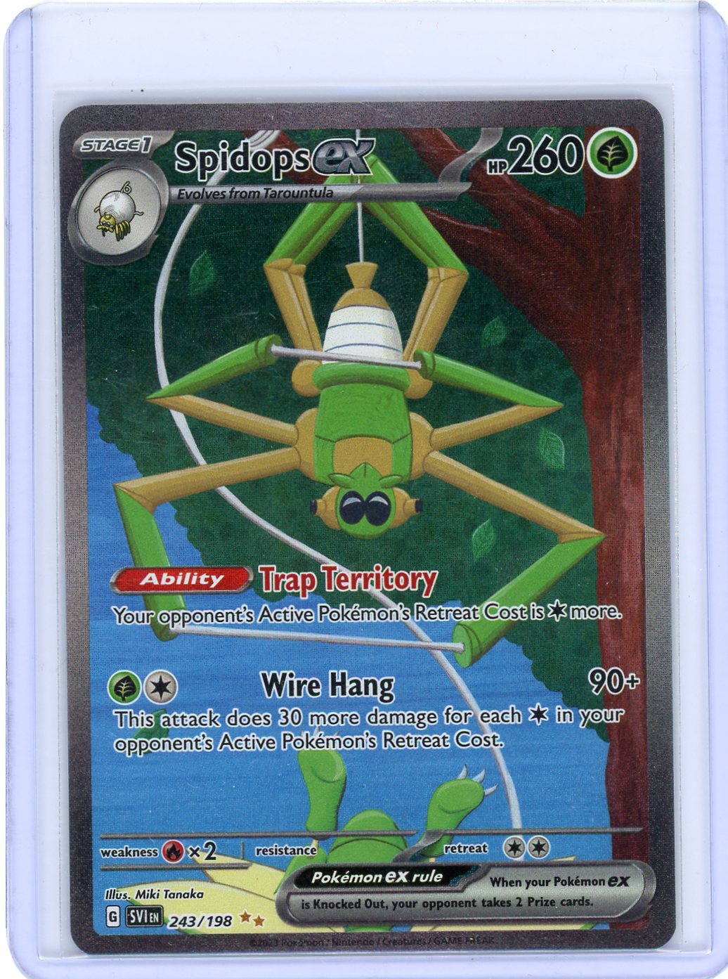 Spidops ex - 243/198 - Scarlet & Violet Base Set