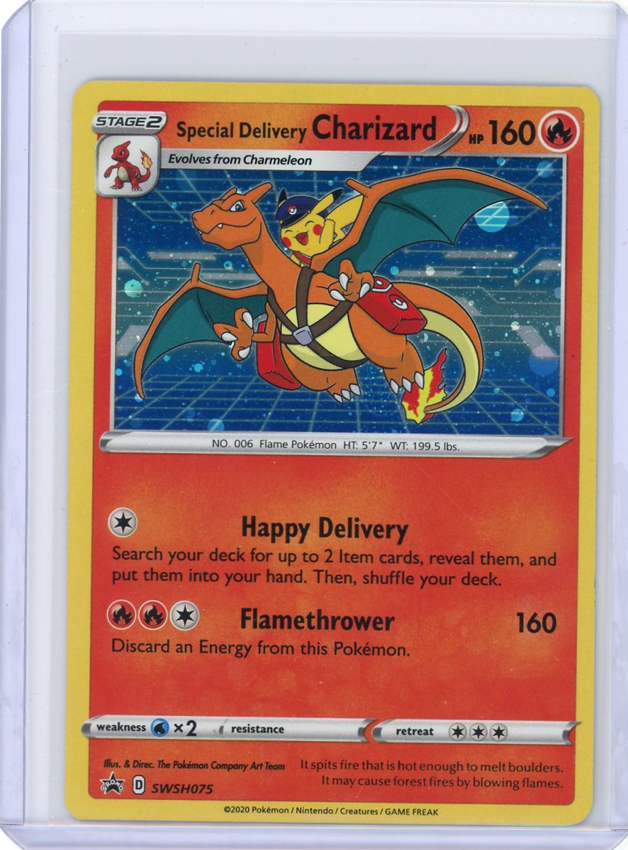 Special Delivery Charizard - SWSH075 - SWSH: Sword & Shield Promo Cards