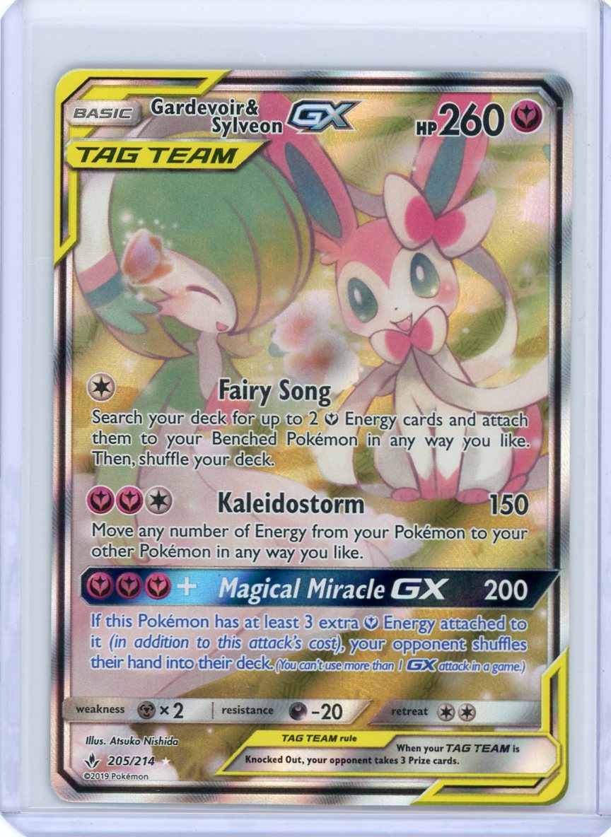 Gardevoir & Sylveon GX (205) (Alternate Full Art) - SM - Unbroken Bonds
