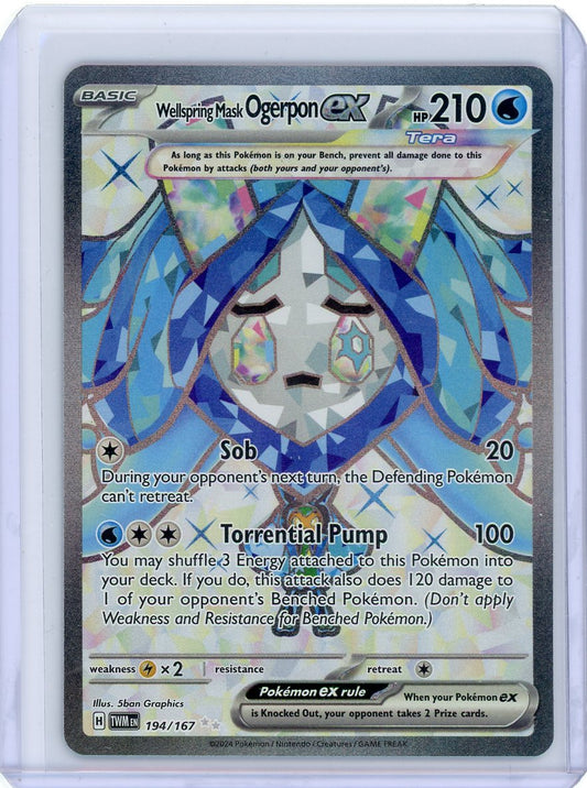 Wellspring Mask Ogerpon ex - 194/167 - SV06: Twilight Masquerade