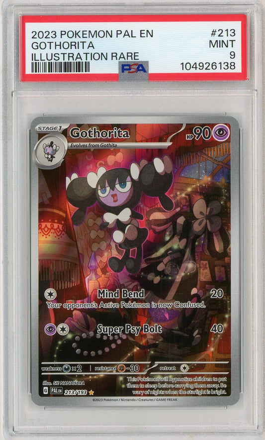 PSA 9 MINT - Gothorita - 213/193 - SV02: Paldea Evolved
