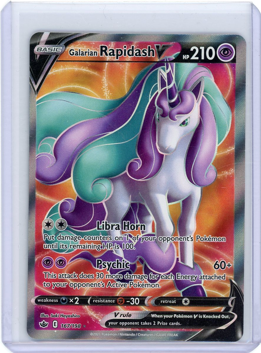 Galarian Rapidash V (Full Art) - SWSH06: Chilling Reign